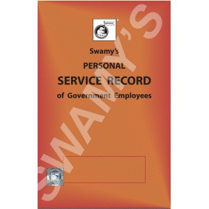 Swamy Publisher's Personal Service Record (S-21)